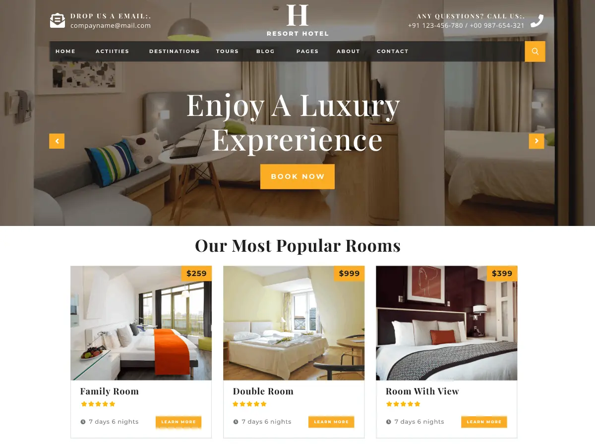 Khách sạn - Resort - Homestay